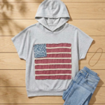 Striped Cotton Blend Tee