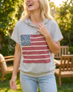 Striped Cotton Blend Tee - Image 4
